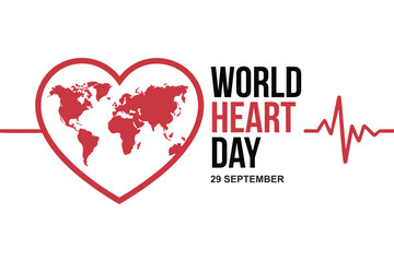 World Heart Day 2025 29 September Vector Design & Illustration