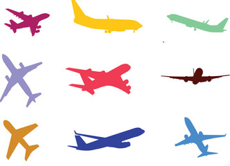 Airplane Silhouettes