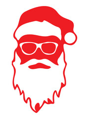 Santa Claus face illustration