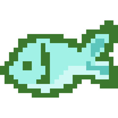 Fototapeta premium Cute Pixel Nature Collection