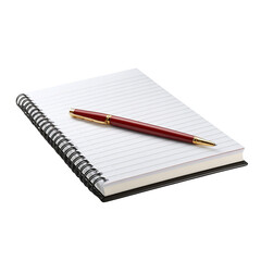 Spiral-bound notebook with pen (1)