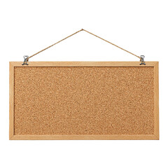 Cork bulletin board, hanging