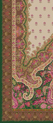 Naklejka premium Brand Design Digital Allover And Motif