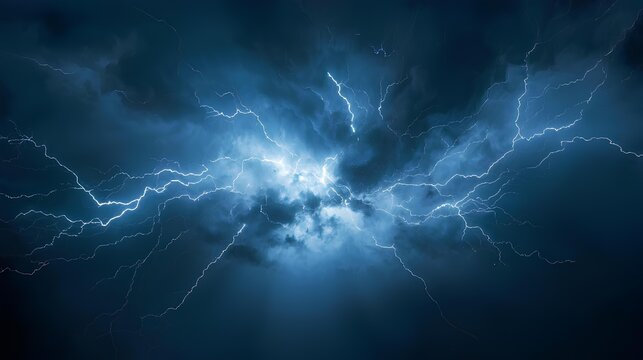 背景素材 雷雲 Background Thundercloud （Generative AI）