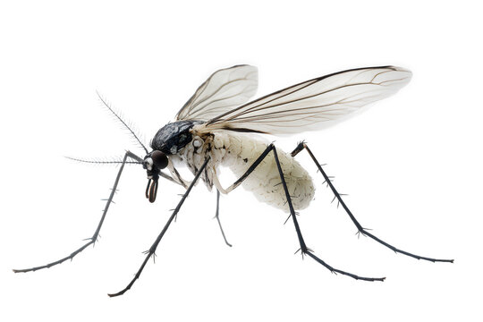 Close up image of a midge fly insect macro photography specimen