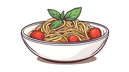 Pasta in a bowl