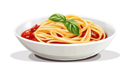 Pasta with tomato sauce