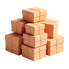 there are many boxes stacked on top of each other on a black background