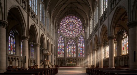 Fototapeta premium Photorealistic Whisk with Flour Particles in Mid-Air, Kitchen Baking Concept