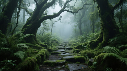 Fototapeta premium forest in the morning