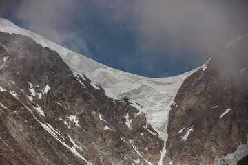 monte rosa glacier_lyskamm