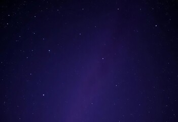 Obraz premium Deep purple night sky with numerous twinkling stars of varying sizes, multiple stars, sky