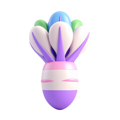 there is a vase with a bunch of balloons in it