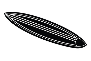 surfboard line art icon