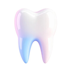 a close up of a tooth with a toothbrush on it