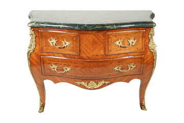 Elegant Antique French Provincial Commode with Marble Top