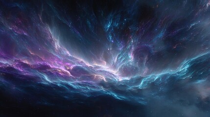 Colorful Nebula In Deep Space