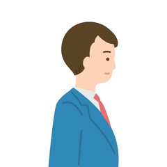スーツを着た男性のイラスト