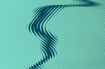 Abstract wavy lines background	
