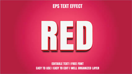  Red text effect on gradient background 