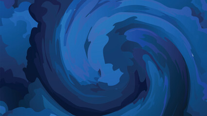 abstract blue background with circles