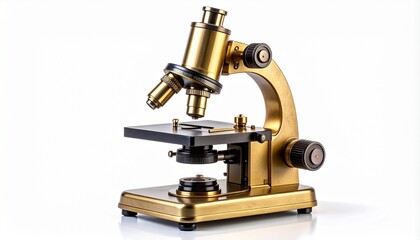 microscope on the white 