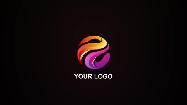 3d render of a hyper clean energetic logo intro animation.