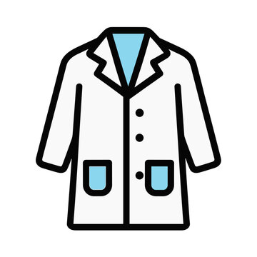 shirt icon on metal internet button labcoat