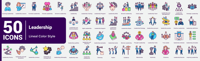 Fototapeta premium Leadership Bundle H50 Lineal Color