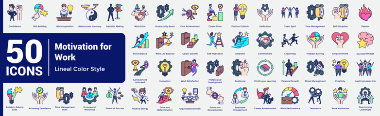 Motivation for work Bundle H50 Lineal Color