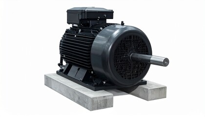 old machine on the white 