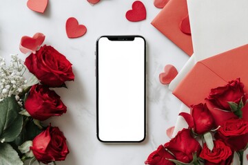 Valentine's Day Mobile Mockup