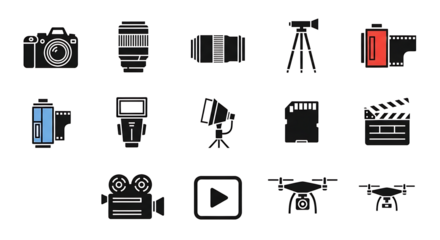 set of business icons