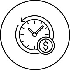 Time Is Money Icon