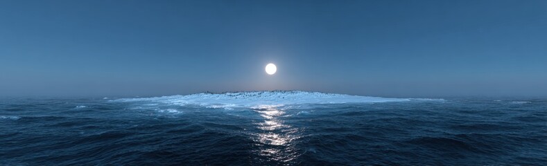 Arctic landscape at dawn