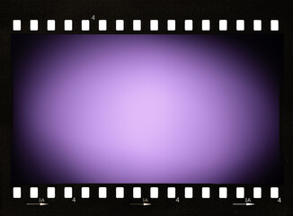 black celluloid photo film strip