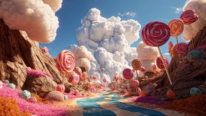 A candy-coated wonderland