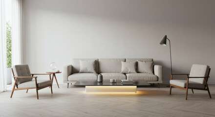 Modern Minimalist Living Room Interior Design
