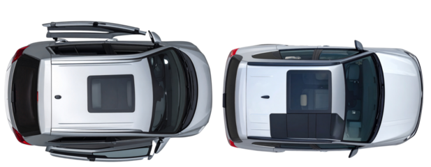 Spacious Family SUV with Roof Rack PNG