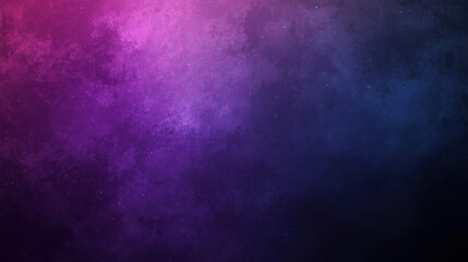 Obraz premium Abstract Cosmic Nebula: Purple and Blue Gradient Texture Background, Grunge Style
