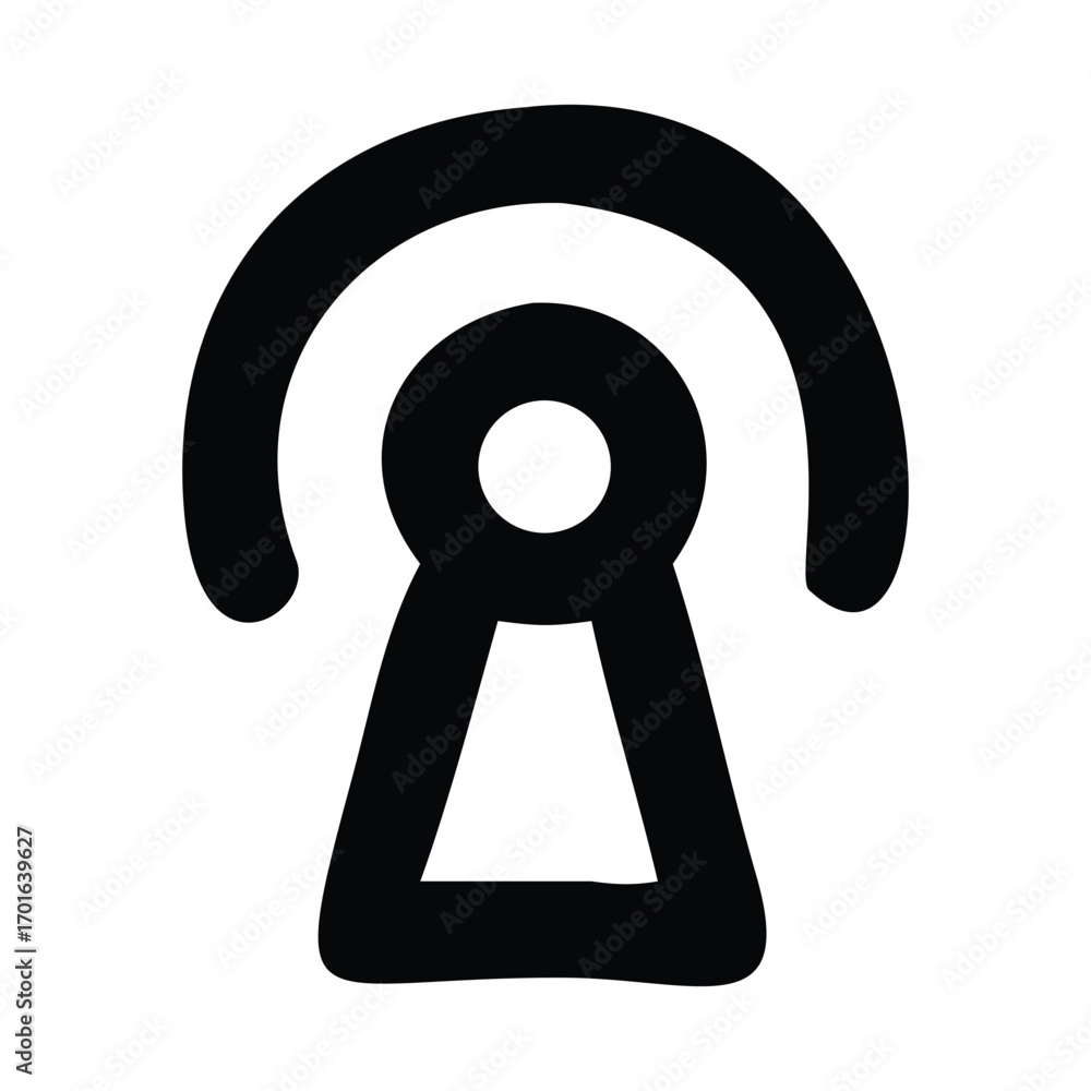 Poster this glossy search button vector illustration is a key symbol for web information access