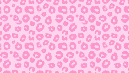 Abstract pink leopard print pattern