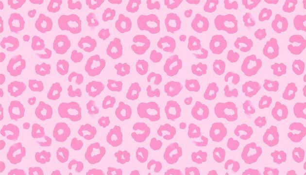 Abstract pink leopard print pattern