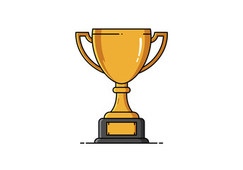 Golden trophy