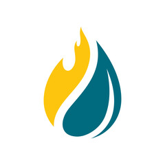 oil and gas fuel mining logo design