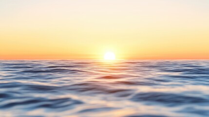 Sunrise over calm ocean