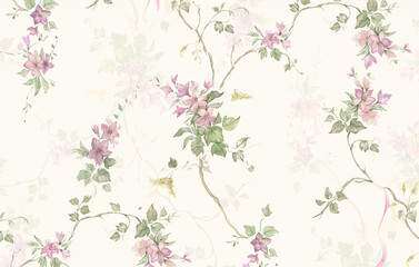 Fototapeta premium Varied Floral And Whimsical Patterned Decorative Paper Assortment