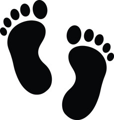 Footprints Silhouette