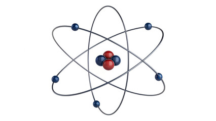 atom symbol on white background