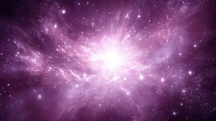 Obraz premium Vibrant Cosmic Nebula with Stellar Dust and Galactic Light, Great for Space and Science Backgrounds